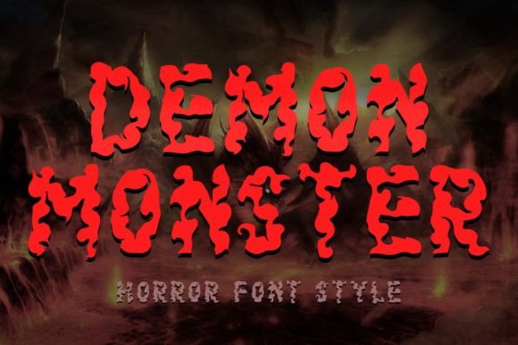 Demon Monster: The Ultimate Scary Horror Font