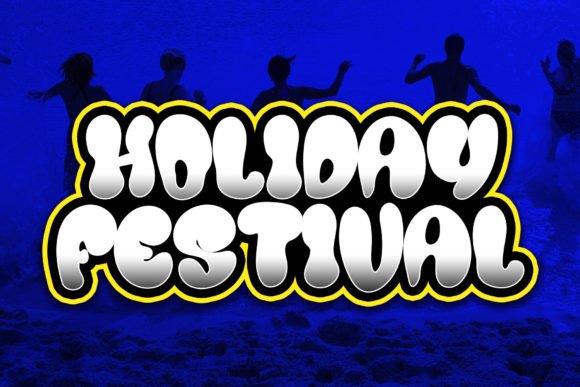 Holiday Festival Font Guide