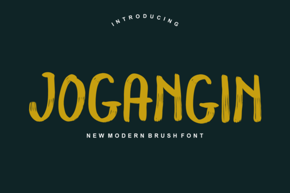 Jogangin: Evaluating a Modern Brush Display Font for Brand Identity