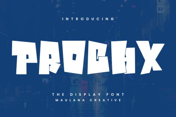 Prochx: Making Bold Statements with Tall, Sharp Display Typography