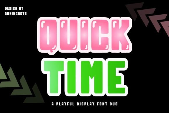 Quick Time: A Playful Font Duo for Bold Designs